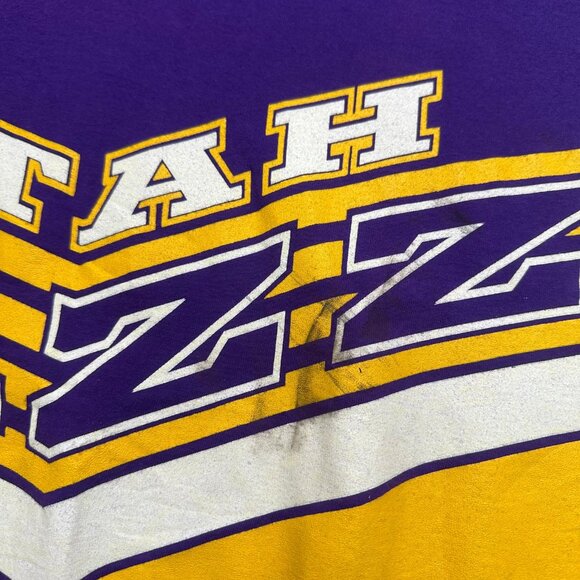Vintage Salem Sportswear Utah Jazz AOP Tee L - Picture 9 of 9
